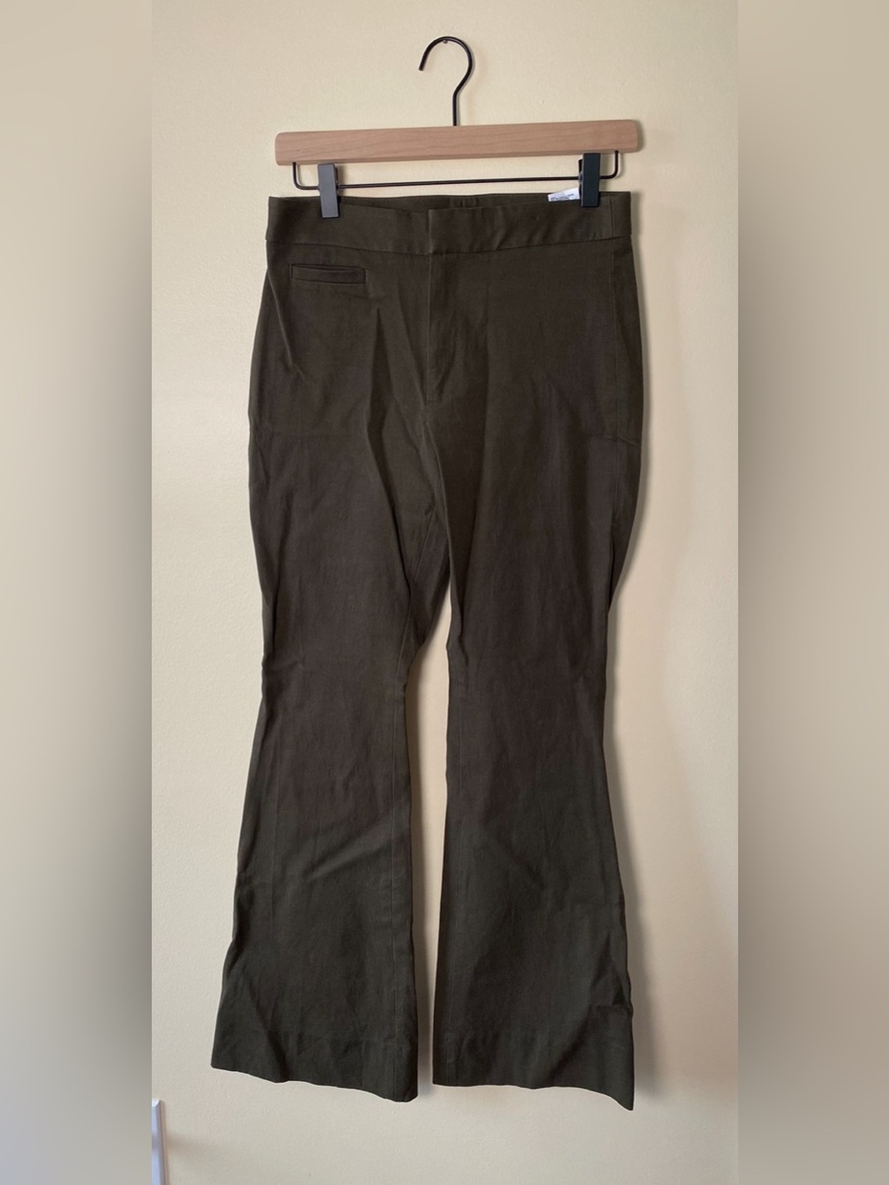 Banana Republic Women’s Boot Cut Flare Dress Pants Olive Green Size 4P